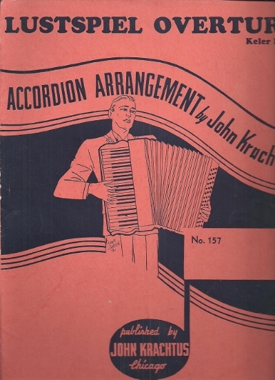 Picture of Lustspiel Overture, Keler Bela Opus 73, arr. John Krachtus, accordion solo sheet music