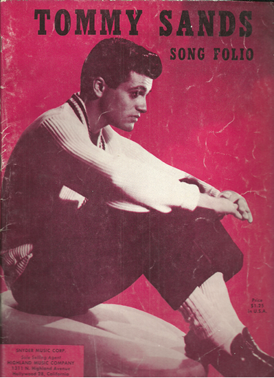Picture of Tommy Sands Song Folio, songbook