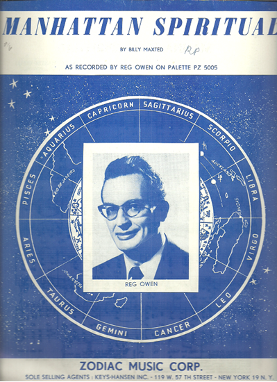 Picture of Manhattan Spiritual, Billy Maxted, recorded by Reg Owen