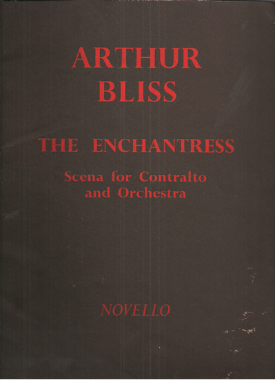 Picture of The Enchantress, Scena for Contralto & Orchestra, Arthur Bliss, dedicated to Kathleen Ferrier, songbook