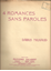 Picture of 4 Romances Sans Paroles, Darius Milhaud