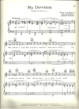 Picture of My Devotion, Roc Hillman & Johnny Napton, recorded by Vaughn Monroe