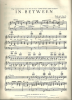 Picture of In-Between, from movie "Love Finds Andy Hardy", Roger Edens, sung by Judy Garland, sheet music