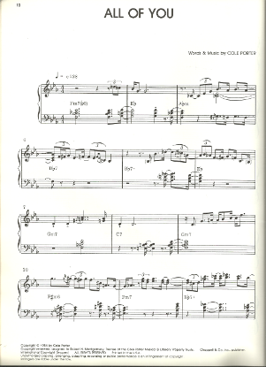Picture of All of You, Cole Porter, Herbie Hancock/Brian Priestly transcription, sheet music