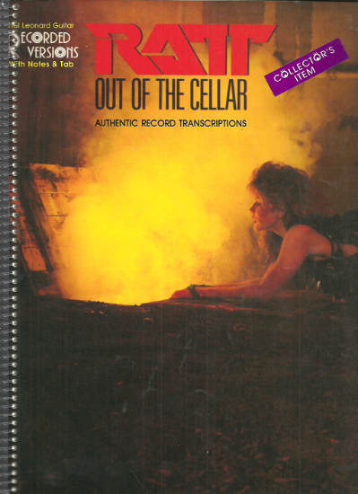 Picture of RATT, Out of the Cellar, TAB guitar, sheet music songbook