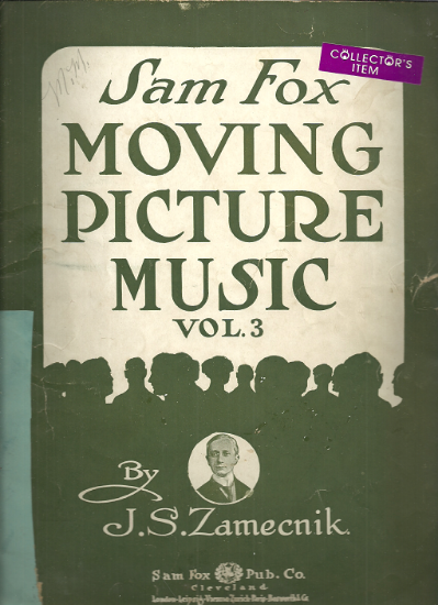 Picture of Sam Fox Moving Picture Music Vol. 3, J. S. Zamecnik, piano solo folio