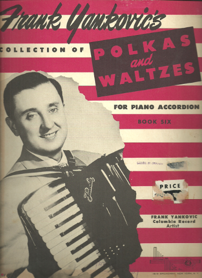 Picture of Frank Yankovic's Collection of Polkas and Waltzes Book  6, accordion sheet music folio