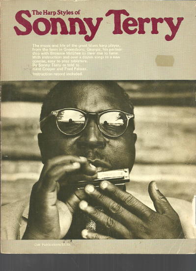 Picture of The Harp Styles of Sonny Terry, harmonica, sheet music folio