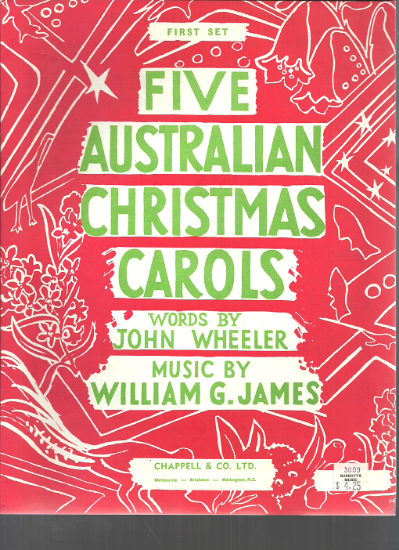 Picture of Five Australian Christmas Carols First Set, John Wheeler & William G. James, SATB, sheet music