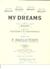 Picture of My Dreams, F. Paolo Tosti, high voice solo