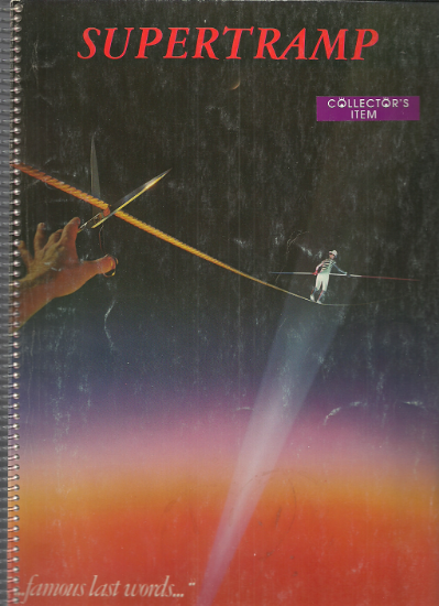 Picture of Supertramp, Famous Supertramp, Famous Last Words, sheet music songbook