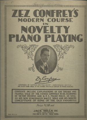 Picture of Zez Confrey's Modern Course in Novelty Piano Playing, sheet music folio