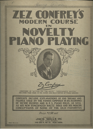 Picture of Zez Confrey's Modern Course in Novelty Piano Playing