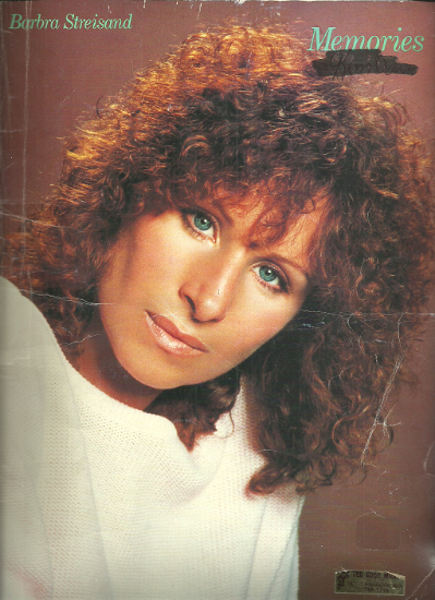 Picture of Barbra Streisand, Memories, sheet music songbook