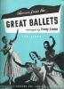 Picture of Themes from the Great Ballets, Henry Levine, piano solo transcriptions, sheet music folio