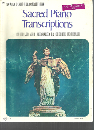 Picture of Sacred Piano Transcriptions, Chester Nordman, piano solo, sheet music folio
