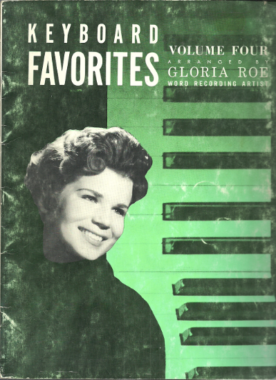 Picture of Keyboard Favorites Volume Four, arr. Gloria Roe, sacred piano solo transcriptions, sheet music folio