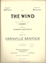 Picture of The Wind, Granville Bantock, low voice solo