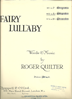 Picture of Fairy Lullaby, Ivor Gurney, medium voice solo