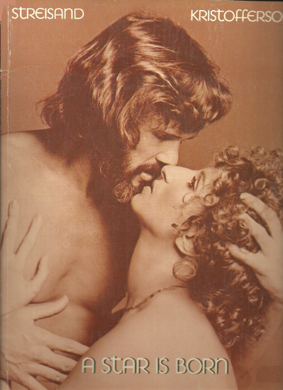 Picture of A Star is Born, Barbra Streisand & Kris Kristofferson, movie soundtrack, sheet music songbook