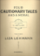 Picture of Four Cautionary Tales and a Moral, H. Belloc & Liza Lehmann