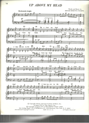 Picture of Up Above My Head, Sister Rosetta Tharpe, recorded by Al Hirt