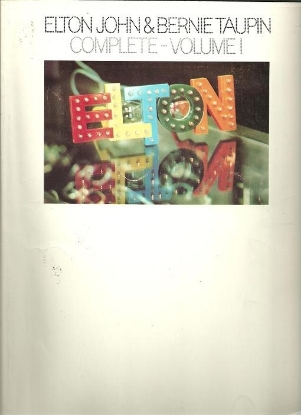Picture of Elton John & Bernie Taupin Complete Volume 1, sheet music songbook