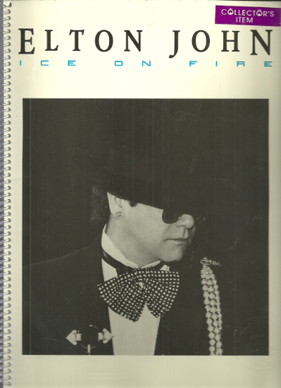 Picture of Elton John, Ice on Fire, sheet music songbook