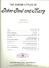 Picture of The Guitar Styles of Peter Paul and Mary, sheet music songbook