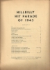 Picture of Hillbilly Hit Parade of 1945, Roy Rogers/ Cliff Carlisle/ Red Foley/ Bob Wills/ Tommy Duncan, sheet music songbook