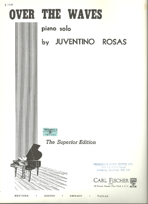 Picture of Over the Waves (Sobre las Olas), Juventino Rosas