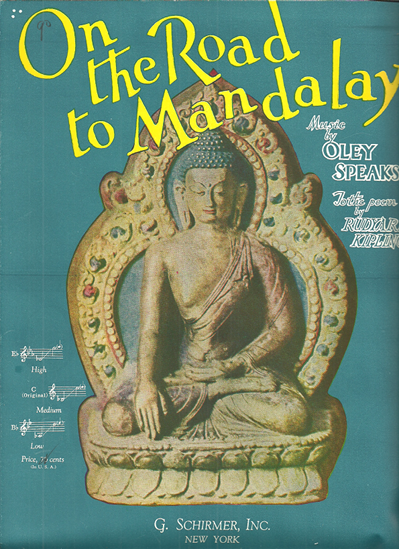 Picture of On the Road to Mandalay, Oley Speaks, high voice solo