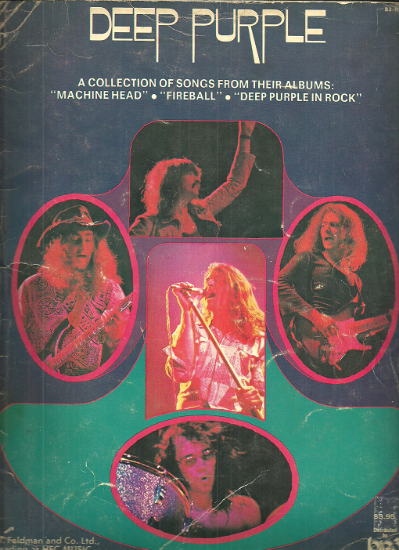 Picture of Deep Purple, self-titled sheet music songbook