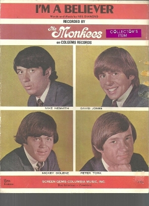 Picture of I'm a Believer (picture 1), Neil Diamond, recorded by The Monkees, sheet music