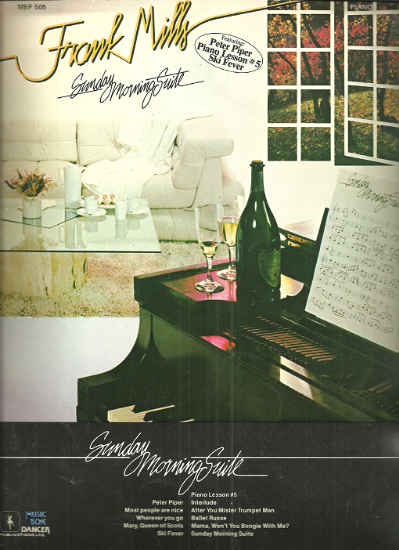 Picture of Frank Mills, Sunday Morning Suite, piano solo folio