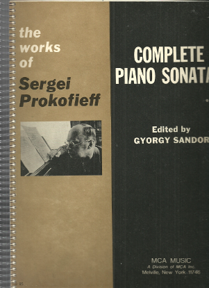 Picture of Complete Piano Sonatas, Sergei Prokofieff (Prokofiev), ed. Gyorgy Sandor, piano solo sheet music folio