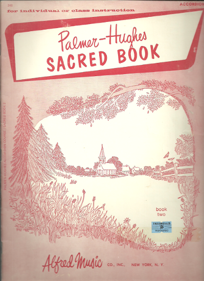 Picture of Palmer-Hughes Sacred Book 2, accordion sheet music songbook