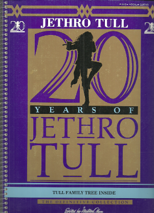 Picture of 20 Years of Jethro Tull, sheet music songbook