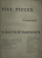 Picture of Five Pieces, H. Balfour Gardiner, piano solo 