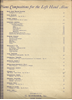 Picture of Salon Etude, Theme for the Left Hand Alone, E. Pirkhert Op. 10 No. 5, piano solo 