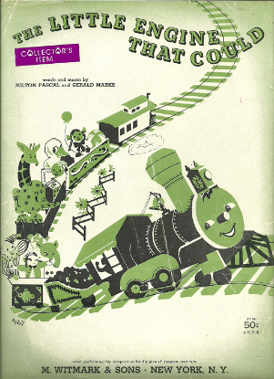 Picture of The Little Engine That Could, Milton Pascal & Gerald Marks, sung by Burl Ives, sheet music