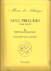 Picture of Nine Preludes from Opus 34, Dmitri Shostakovich, transcr. D. Tsiganov, violin & piano, sheet music folio