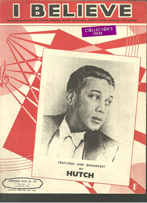 Picture of I Believe, Ervin Blake/ Irvin Graham/ Jimmy Shirl/ Al Stillman, recorded by Hutch