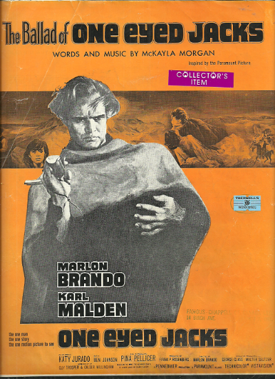 Picture of The Ballad of One Eyed Jacks, movie title song, McKayla Morgan, sheet music