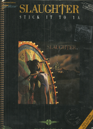 Picture of Slaughter, Stick it To Ya, guitar TAB songbook
