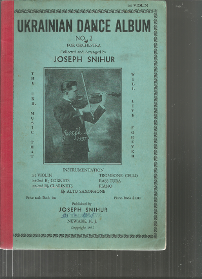 Picture of Ukrainian Dance Album No. 2, arr. Joseph Snihur, violin