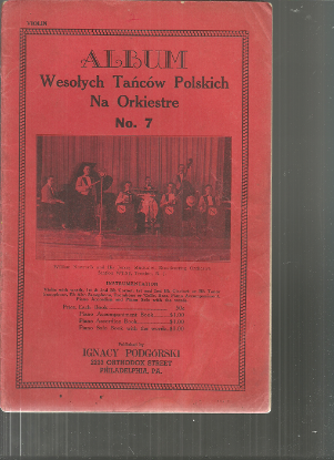 Picture of Polish Dance Album No.  7, arr. Ignacy Podgorski, violin 