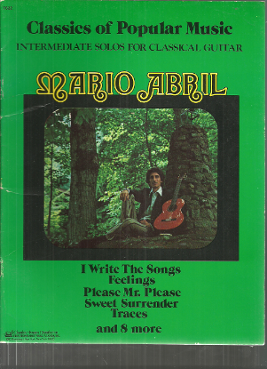 Picture of Classics of Popular music, Mario Abril, fingerpicking/ classical guitar, sheet music folio
