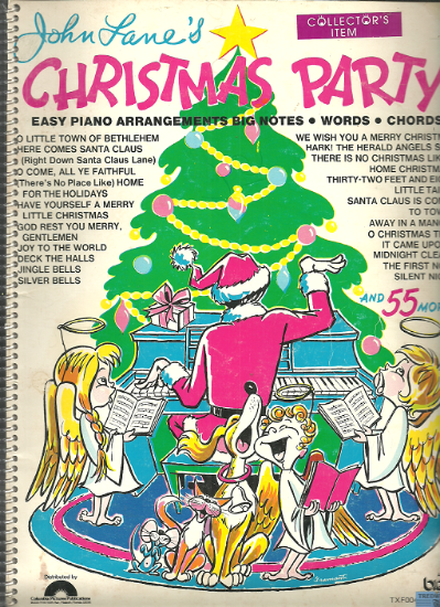 Picture of John Lane's Christmas Party, easy piano, sheet music songbook