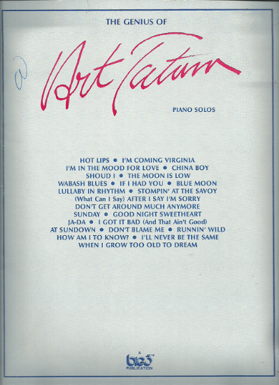 Picture of The Genius of Art Tatum, piano solos, sheet music folio